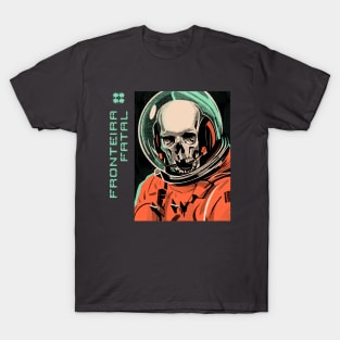 outerspace astronaut cosmonaut space horror sci fi T-Shirt